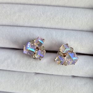Elegant Crystal Stud Earrings
